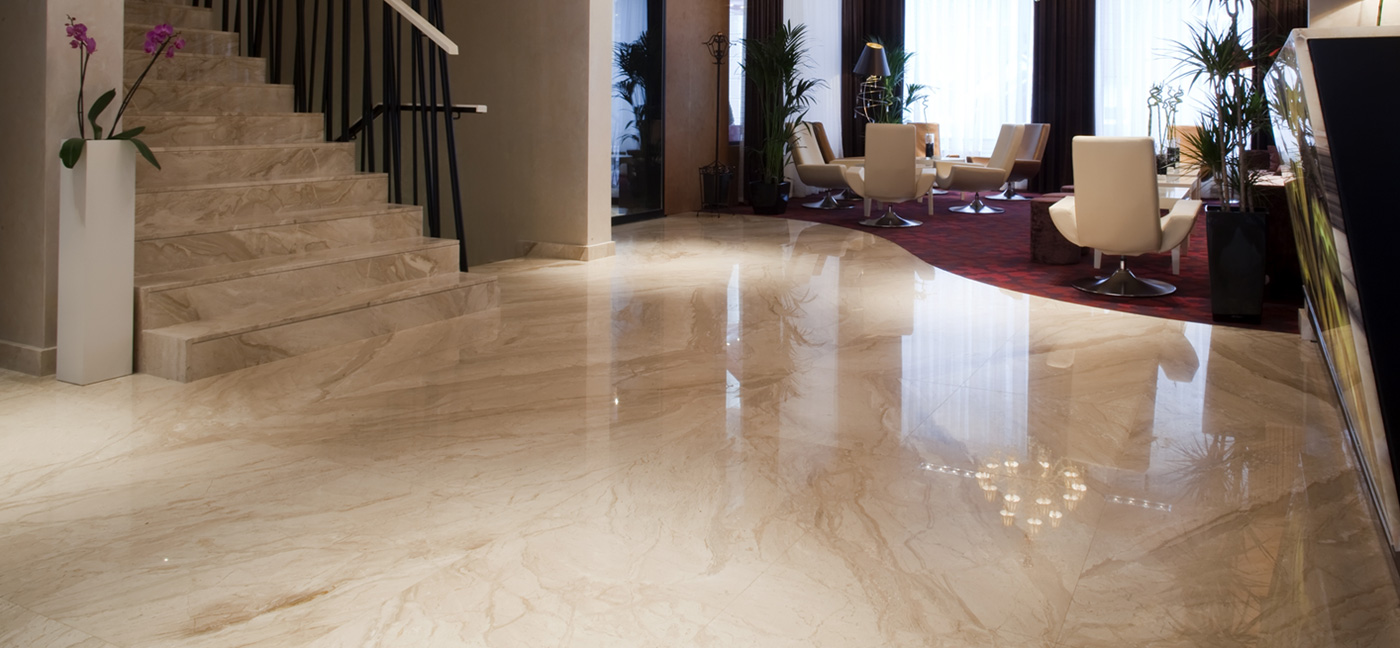 Ideas de pisos de mármol claro para su hogar - Granito Fotuna Marmo