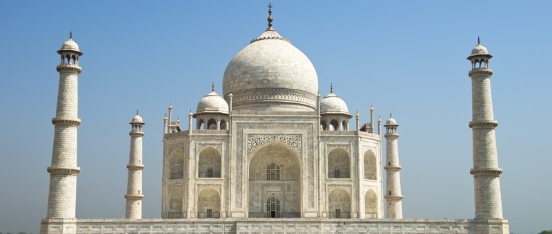 réplica de mármol hecho a mano Taj Mahal con buen trabajo Size 6Inch 