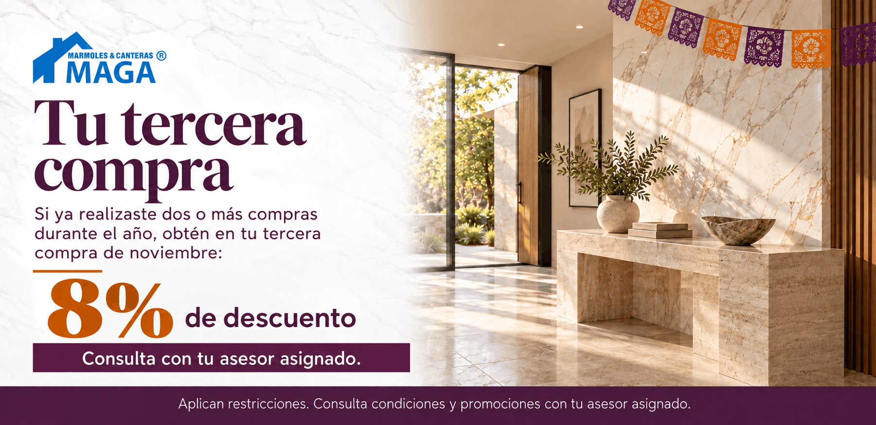 Promoción en cantera para fachadas