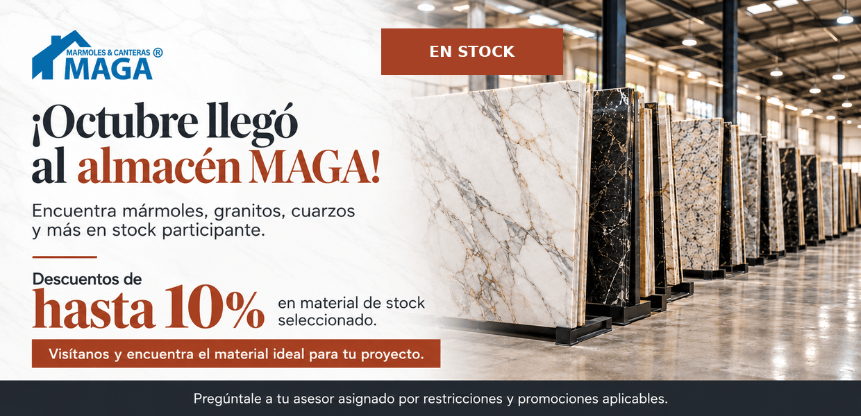 Promoción en cubiertas de mármol